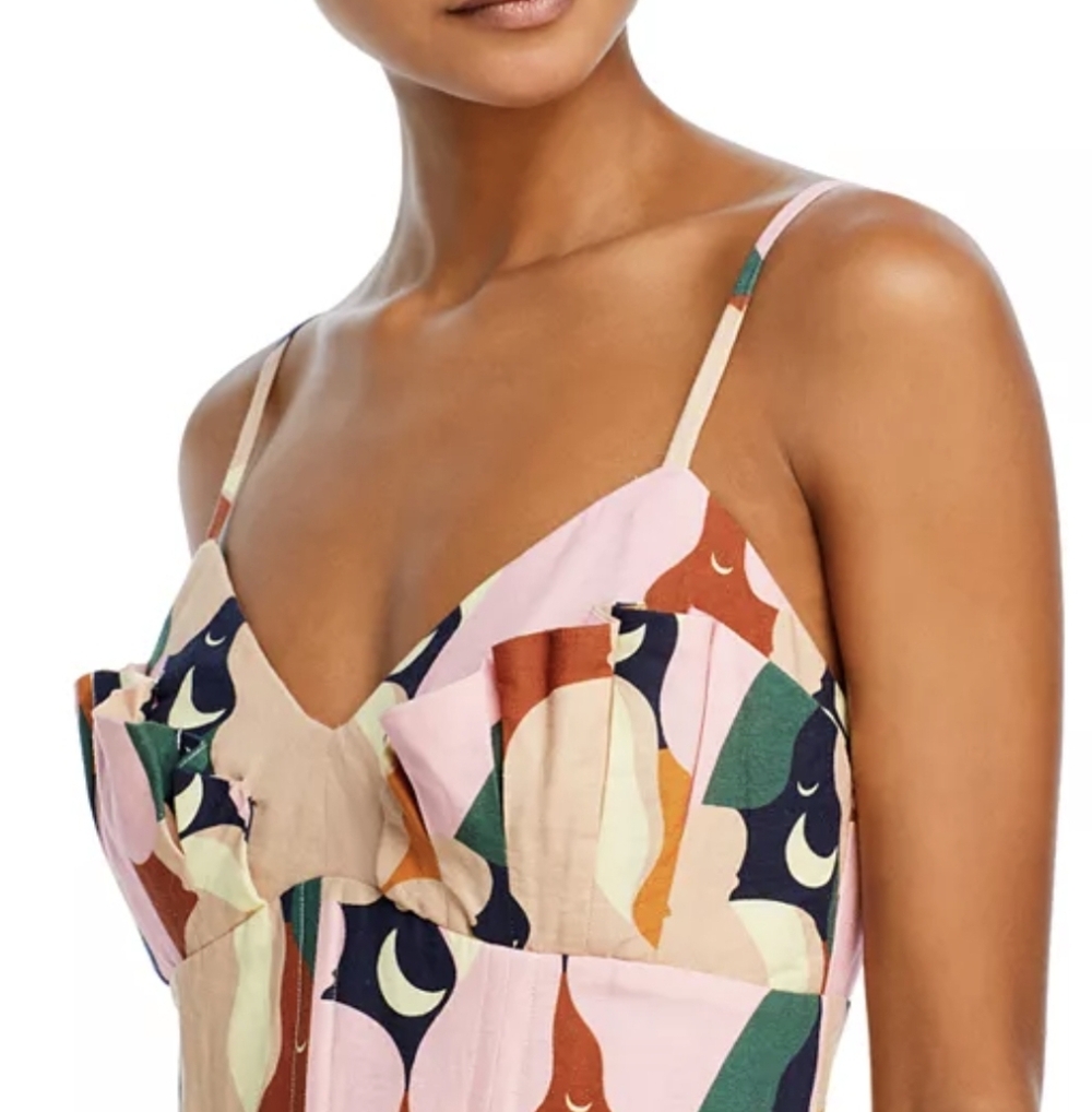 FARM RioThe Kiss Printed Maxi Dress Size S - Picture 3 of 16